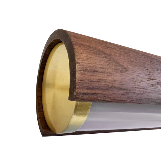 Nordlux Akeno - Lámpara colgante - Madera oscura - Diseño minimalista para una iluminación atmosférica