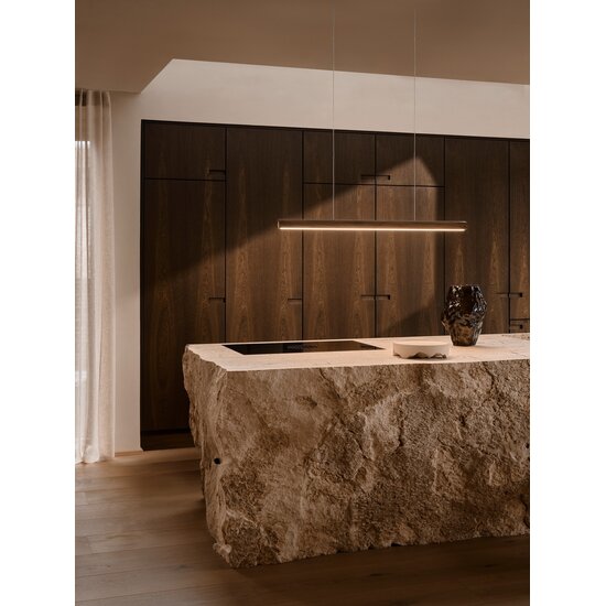 Nordlux Akeno - Lámpara colgante - Madera oscura - Diseño minimalista para una iluminación atmosférica
