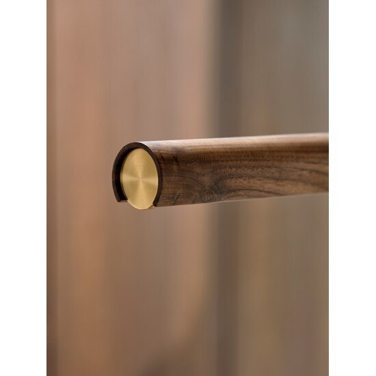 Nordlux Akeno - Pendelleuchte - Dunkles Holz - Minimalistisches Design für stimmungsvolle Beleuchtung