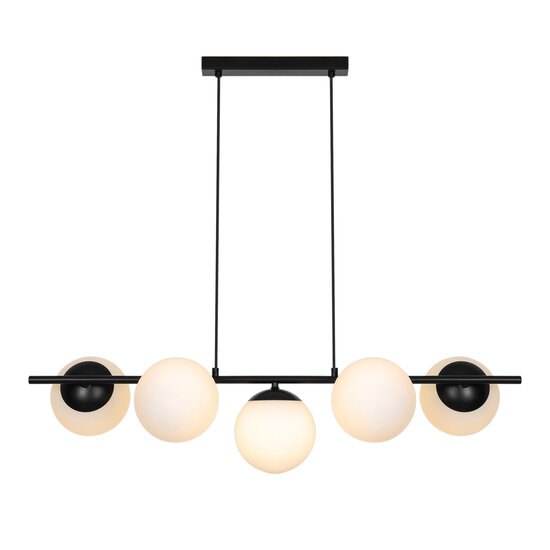 Nordlux Lilly 5-spot - Colgante - Negro - Iluminación elegante para cualquier espacio