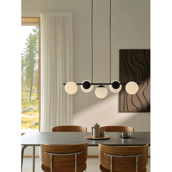 Nordlux Lilly 5-spot - Pendant - Black - Elegante verlichting voor elke ruimte