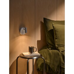Omari Round - Lámpara de Pared Blanca