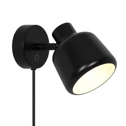 Louella | Wandlamp | Zwart