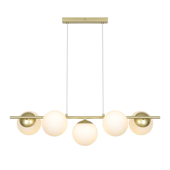 Nordlux Lilly 5-spot - Lampe suspendue élégante pour un éclairage chaleureux