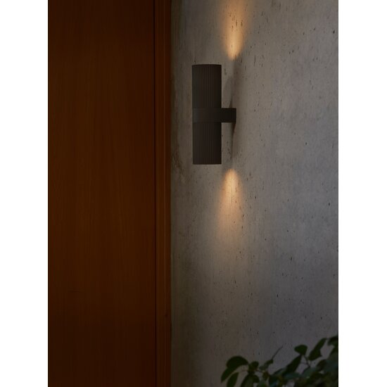 Nordlux Kyklop Ripple Maxi - Elegante wandlamp voor sfeervolle buitenverlichting