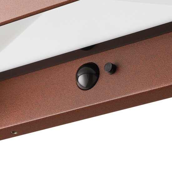 Nordlux Marcellio Solar - Lámpara de Pared Marrón - Iluminación exterior elegante con sensor de movimiento