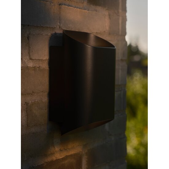 Nordlux Nico 22 Round Maxi - Elegante wandlamp voor buiten