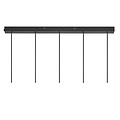 Nordlux Tilo 5-Spot - Lámpara Colgante - Negra - Elegancia minimalista para tu hogar