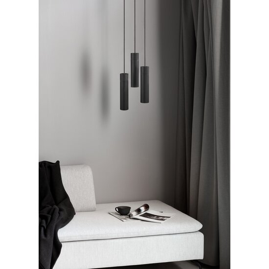 Nordlux Tilo 3-Spot - Pendant - Black - Minimalistische hanglamp voor een stijlvolle uitstraling