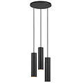 Nordlux Tilo 3-Spot - Lámpara Colgante - Negra - Lámpara colgante minimalista para un estilo elegante
