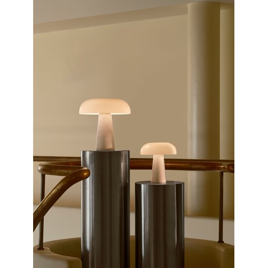 Nordlux Glossy Mini | Lámpara de mesa | Blanca - Diseño elegante para cualquier espacio