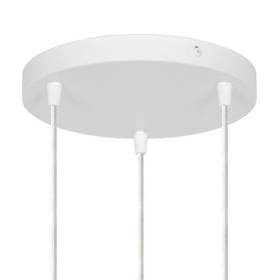Nordlux Luana 3-exits - Canopy - White - Idéal pour combiner des suspensions
