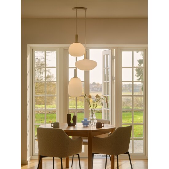 Nordlux Luana 3-exits - Canopy - White - Perfect for combining pendant lights