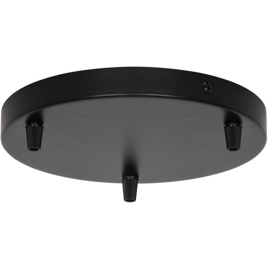 Nordlux Luana 3-exits - Canopy - Noir - Créez un éclairage élégant avec facilité