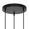 Nordlux Luana 3-exits - Canopy - Black - Create stylish lighting with ease