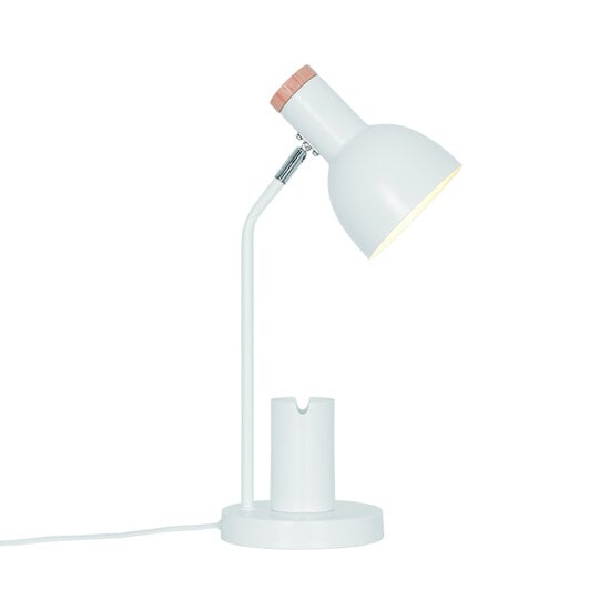 Nordlux Devone | Lampe de table | Blanc - Lampe de bureau parfaite pour la chambre d'enfants