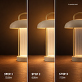 Nordlux Mirano Portable - Table lamp - Dusty rose met dimfunctie voor de perfecte sfeer