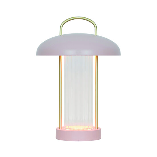 Nordlux Mirano Portable - Lampe de table - Rose poussiéreux avec fonction dimmable pour une ambiance parfaite