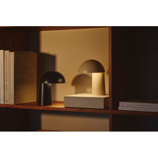Nordlux Faye Portable | Tischlampe | Schwarz - Dimmierbare Lampe für jeden Raum
