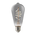 Nordlux Smart E27 - ST64 - 1800 Kelvin - 100 Lumen - Glühbirne - Rauchglas - Schaffen Sie eine gemütliche Atmosphäre mit dimmbarem Licht