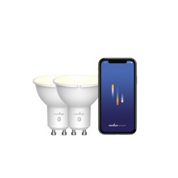Smart GU10 - 2-pack - 2200-6500 Kelvin - 420 Lumen - Light Bulb - White