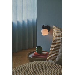 Milford Mini - Aplique de Pared Negro