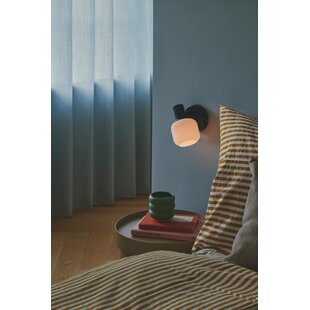 Milford Mini - Aplique de Pared Negro