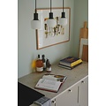 Nordlux Milford Mini 3-Rail - Lámpara Colgante - Negra - Iluminación elegante para cualquier espacio