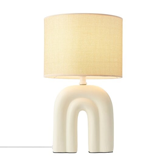 Nordlux Haze | Lampe de table | Beige - Créez une atmosphère chaleureuse chez vous