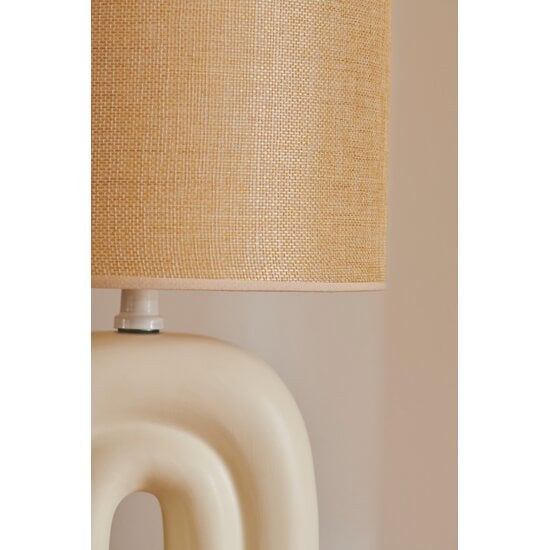 Nordlux Haze | Lampe de table | Beige - Créez une atmosphère chaleureuse chez vous