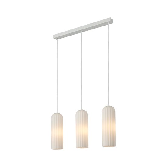 Nordlux Miella 3-Rail - Colgante - Blanco Opal - Crea un ambiente acogedor en tu hogar