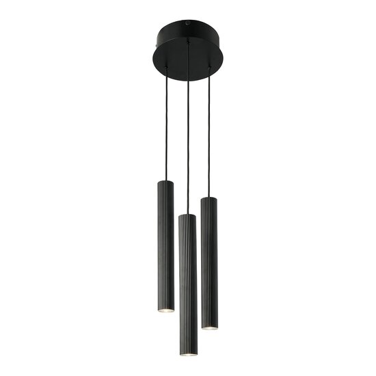 Nordlux Vico 3-Rondel - Colgante - Negro - Elegancia escandinava para tu hogar