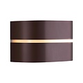 Nordlux Sibelis | Applique murale | Métallique brun - Design intemporel pour un éclairage extérieur élégant