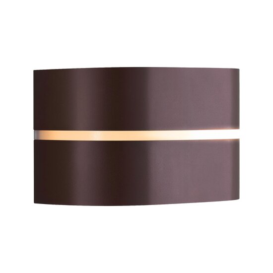 Nordlux Sibelis | Applique murale | Métallique brun - Design intemporel pour un éclairage extérieur élégant
