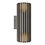 Nordlux Aludra Double - Aplique de pared - Crea un ambiente acogedor en exteriores