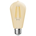 Nordlux Deco E27 - ST64 - Dim - 2500 Kelvin - 400 Lumen - Glühbirne - Goldfarbe - Schaffen Sie eine warme Atmosphäre mit dieser dimmbaren Lampe.