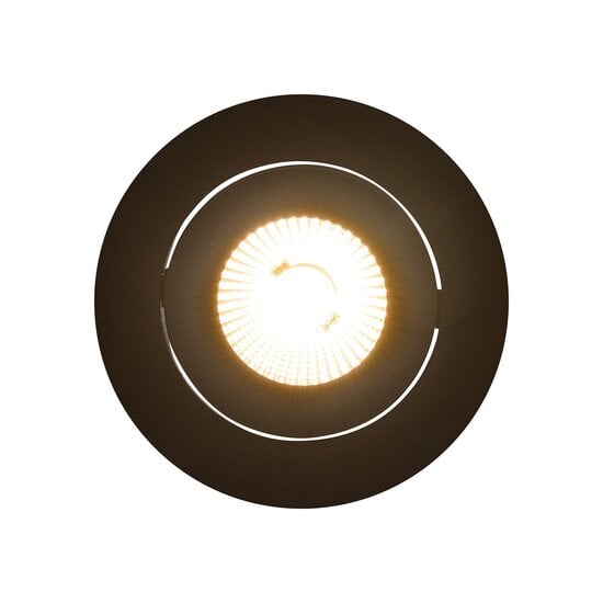 Nordlux Aliki | Downlight | Black - Create a warm atmosphere with dimmable light