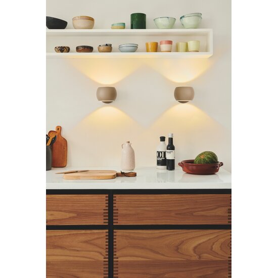 Nordlux Belir - Wall Light Brown - Create an elegant atmosphere in your home