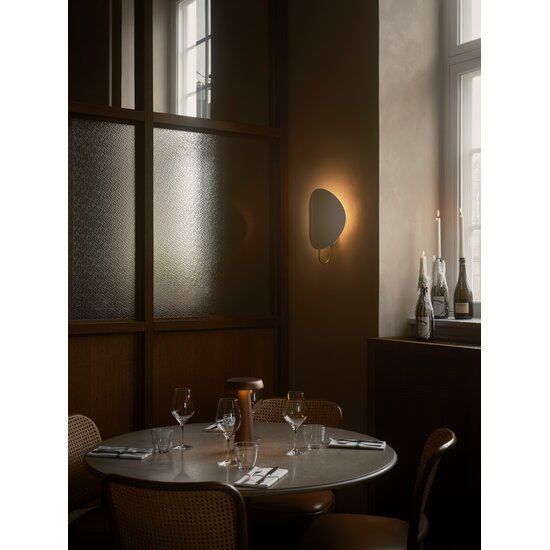 Nordlux Spargo | Wandlamp | Wit/Messing - Indirecte verlichting voor een sfeervolle ruimte