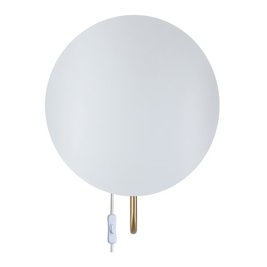 Nordlux Spargo | Applique | Blanc/Laiton - Éclairage indirect pour une ambiance chaleureuse