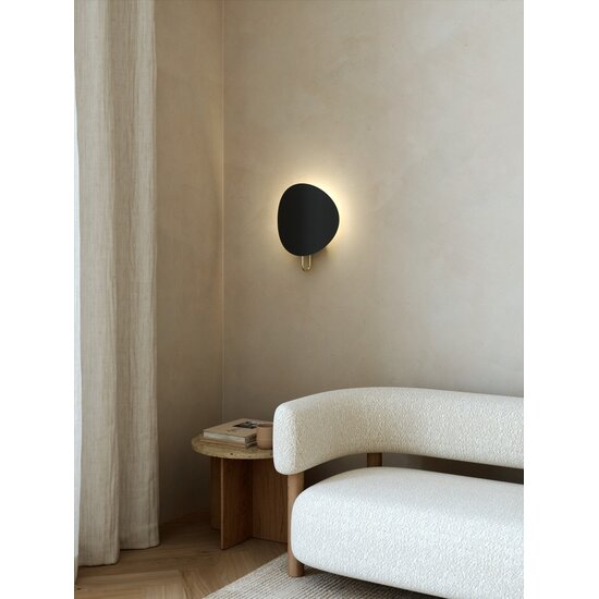 Nordlux Spargo | Aplique de pared | Negro/Mesón - Crea un ambiente acogedor