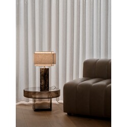 Takai Marble - Lámpara de mesa - Marrón