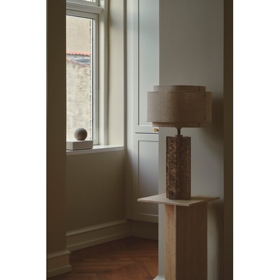 Nordlux Takai Marble - Lampe de table - Marron - Une pièce maîtresse pour chaque espace