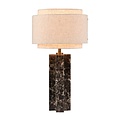 Nordlux Takai Marble - Lámpara de mesa - Marrón - Una pieza de declaración para cualquier espacio