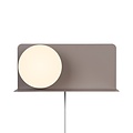 Nordlux Lilibeth - Wall Light Brown - Elegant lamp and shelf in one