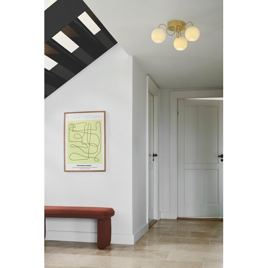 Nordlux Franca - Plafonnier - Laiton - Éclairage élégant pour tout intérieur
