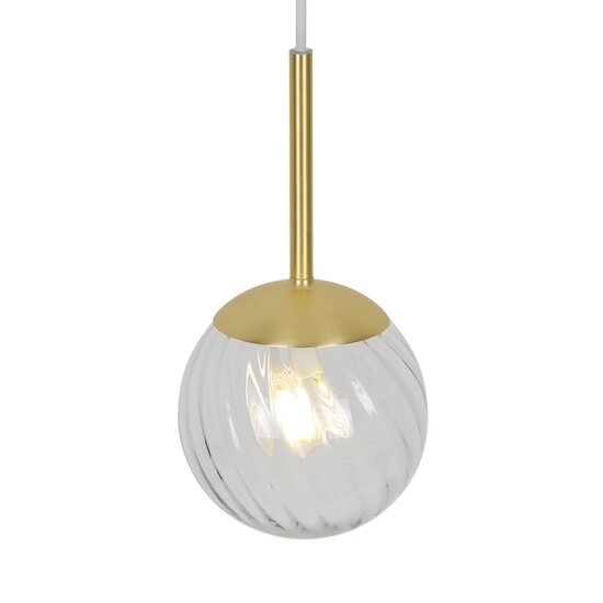 Nordlux Chisell 15 - Lámpara Colgante - Latón - Crea una atmósfera elegante con esta lámpara colgante refinada