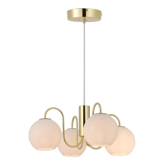 Nordlux Franca 4-Spot - Pendant - Brass - Elegante verlichting voor elke ruimte