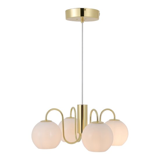 Nordlux Franca 4-Spot - Pendant - Brass - Elegante verlichting voor elke ruimte