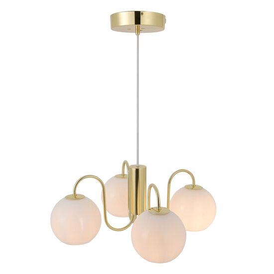 Nordlux Franca 4-Spot - Pendant - Brass - Elegante verlichting voor elke ruimte